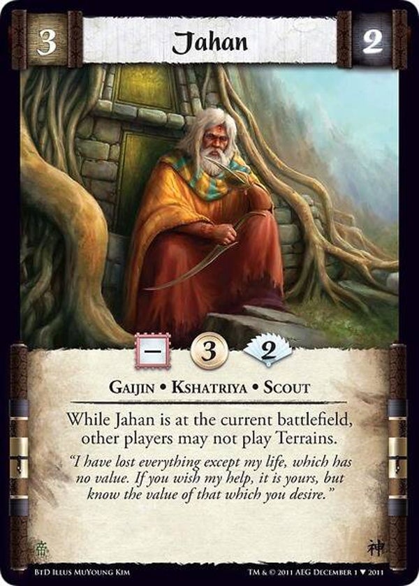 L5R : CLAN : UNALIGNED : Jahan (Promo BTD (CE))