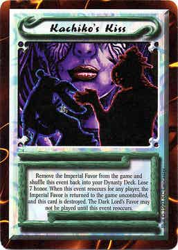 L5R : EVENT : Kachiko's Kiss - (Promo IE)