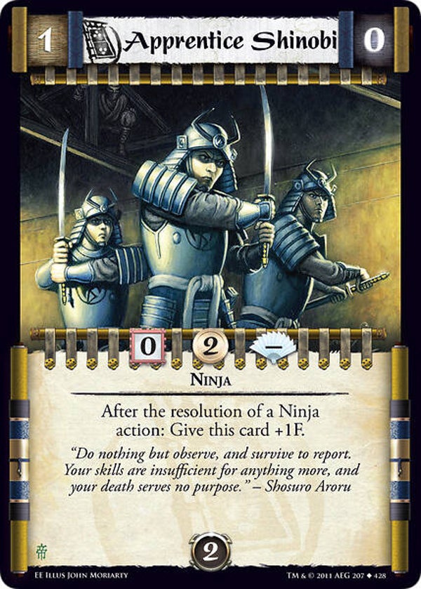 L5R : FOLLOWER : Apprentice Shinobi (EMPEROR ED) - U