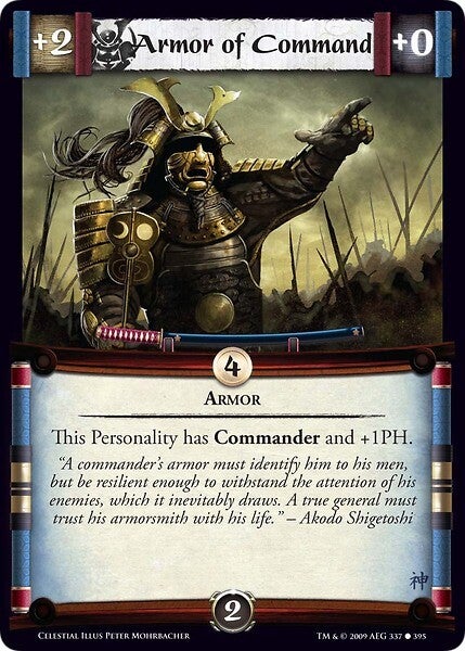 L5R : ITEM : Armor of Command (CELESTIAL ED) - C