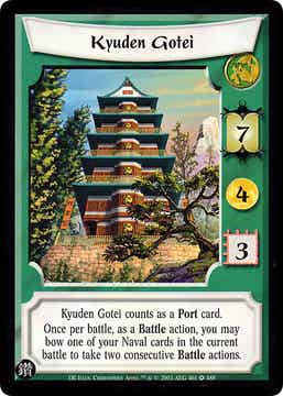 L5R : STRONGHOLD : Kyuden Gotei - (Promo DE) - FOIL