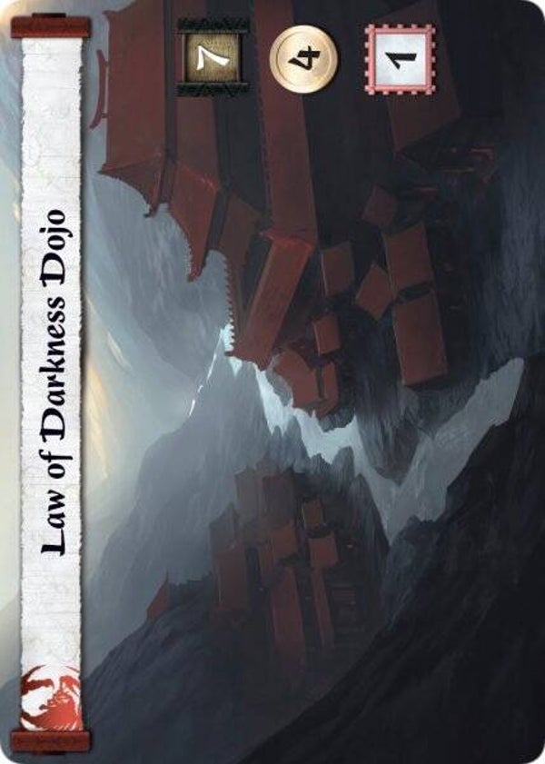 L5R : STRONGHOLD : Law of Darkness Dojo - (Promo EE) - FULL BLEED