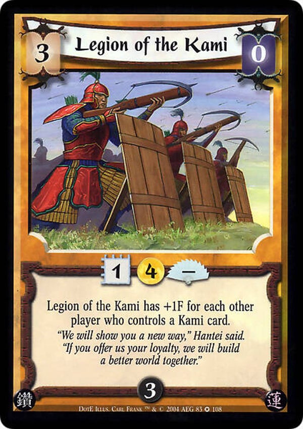 L5R : FOLLOWER : Legion of the Kami (Dawn of the Empire (DotE)) - FIXED