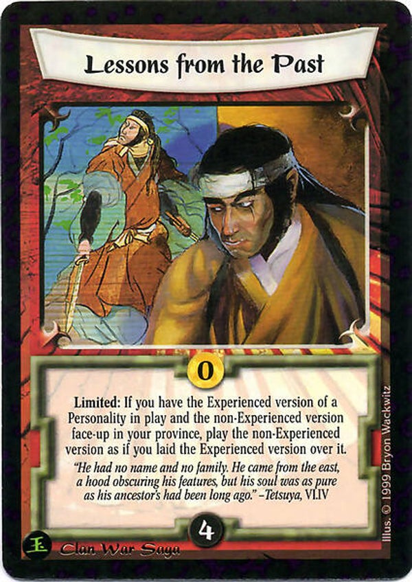 L5R : STRATEGY : Lessons From the Past - (Promo CWS)