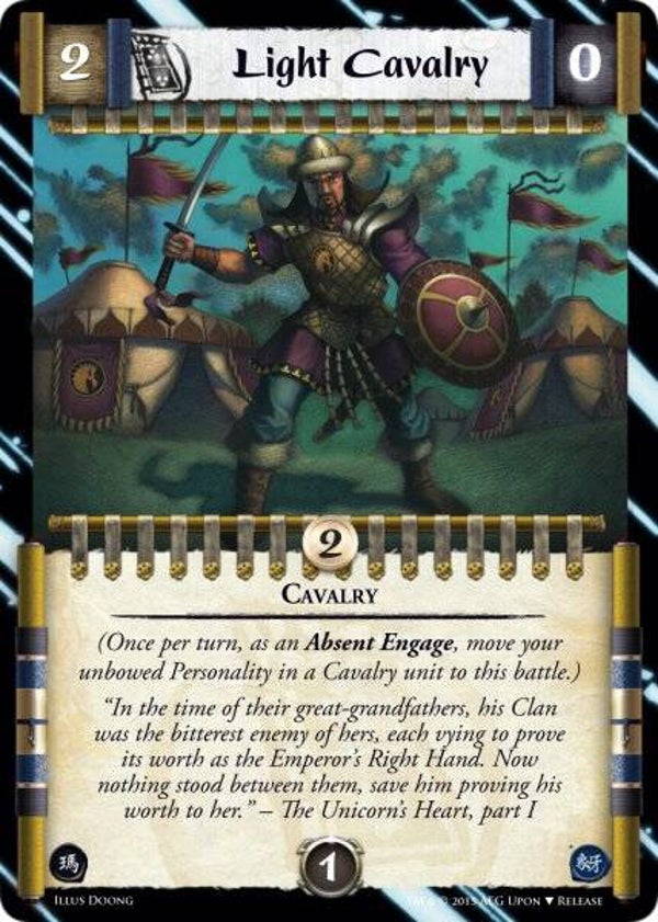 L5R : FOLLOWER : Light Cavalry - (Promo 20F)