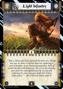 L5R : FOLLOWER : Light Infantry - (Promo 20F)