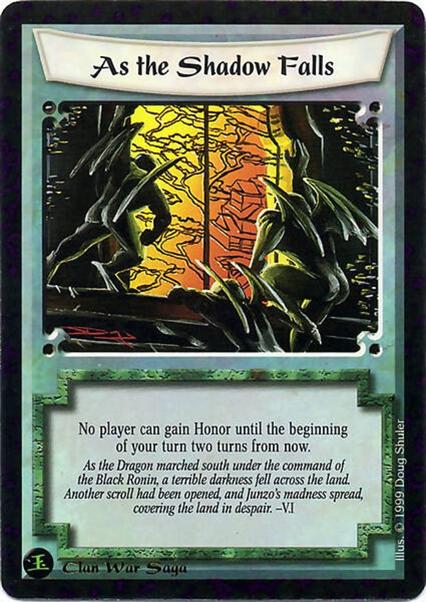 L5R : EVENT : As the Shadow Falls - (Promo CWS)