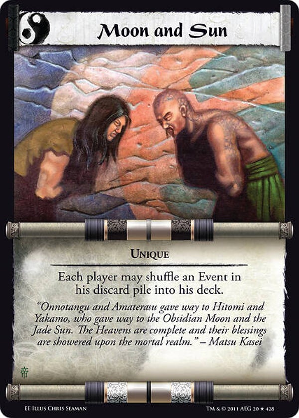 L5R : EVENT : Moon and Sun (EMPEROR ED) - RARE