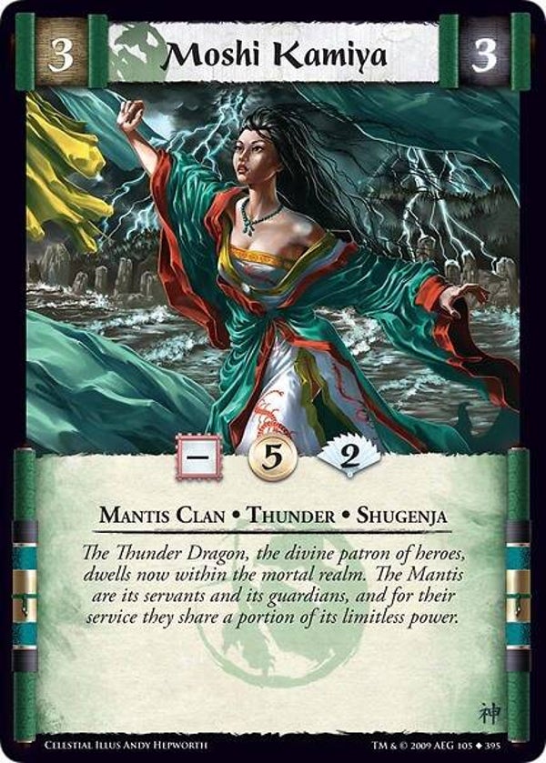 L5R : CLAN : MANTIS : Moshi Kamiya (CELESTIAL ED) - U