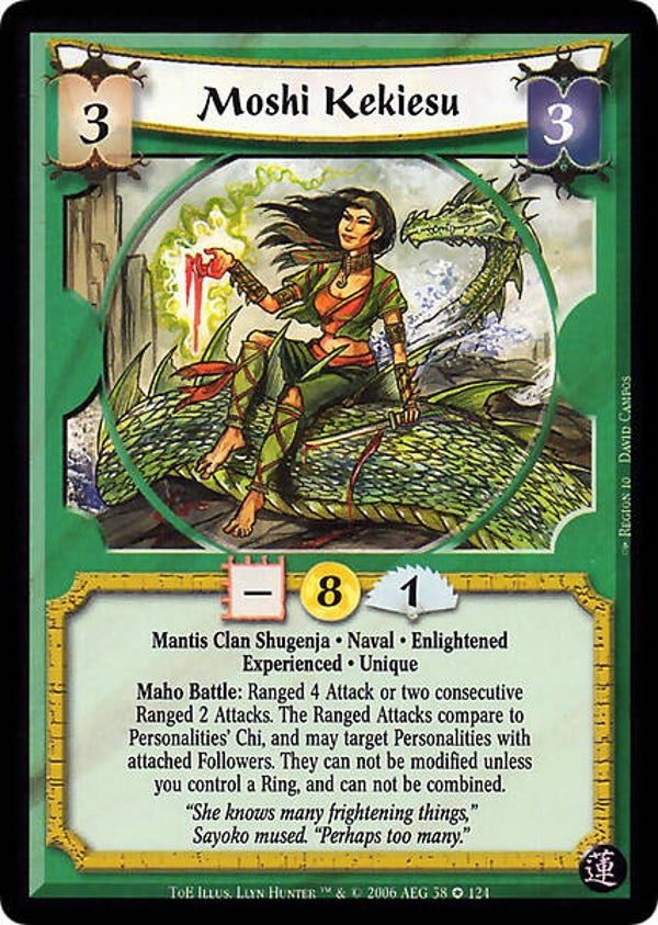 L5R : CLAN : MANTIS : Moshi Kekiesu • Exp (Test of Enlightenment (ToE)) - FIXED