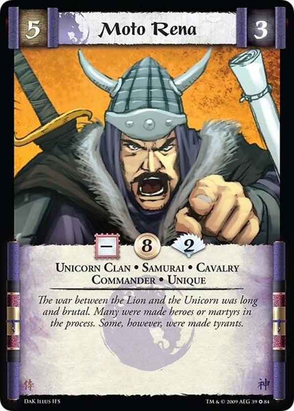 L5R : CLAN : UNICORN : Moto Rena (Death at Koten (DaK)) - FIXED