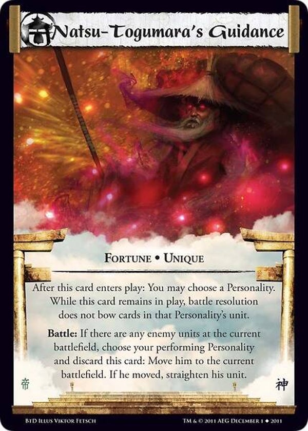 L5R : CELESTIAL : Natsu-Togumara's Guidance - (Promo BTD (CE))