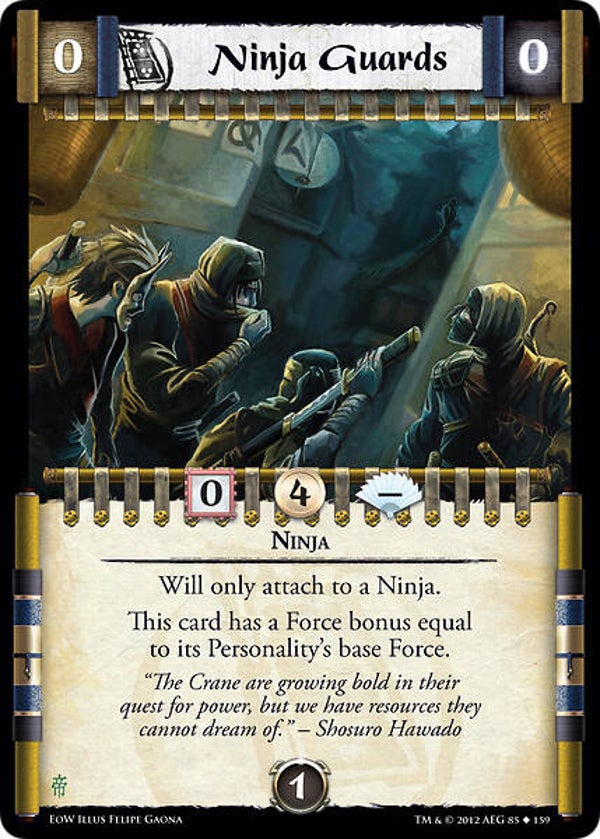 L5R : FOLLOWER : Ninja Guards (Embers of War (EoW)) - U