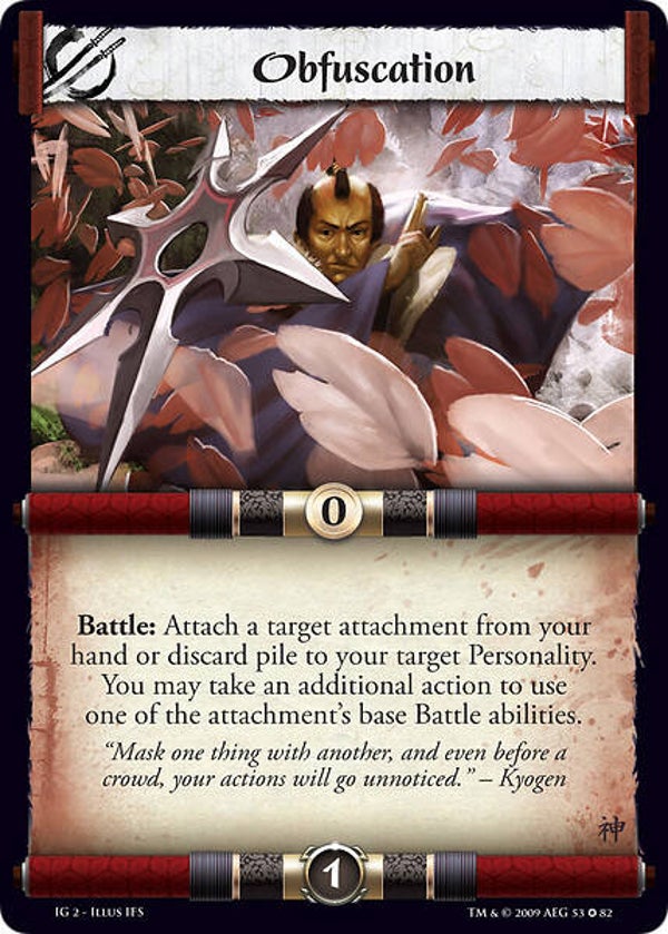 L5R : STRATEGY : Obfuscation (The Imperial Gift 2 (IG2)) - FIXED