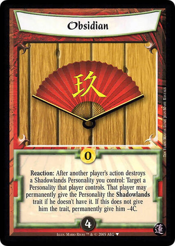 L5R : STRATEGY :  Obsidian - (Promo LE)