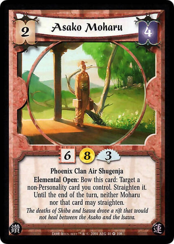 L5R : CLAN : PHOENIX : Asako Moharu (Dawn of the Empire (DotE)) - FIXED
