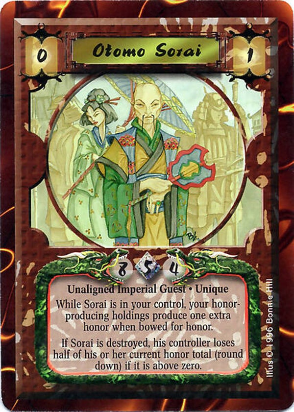 L5R : CLAN : UNALIGNED :  Otomo Sorai (Promo IE)