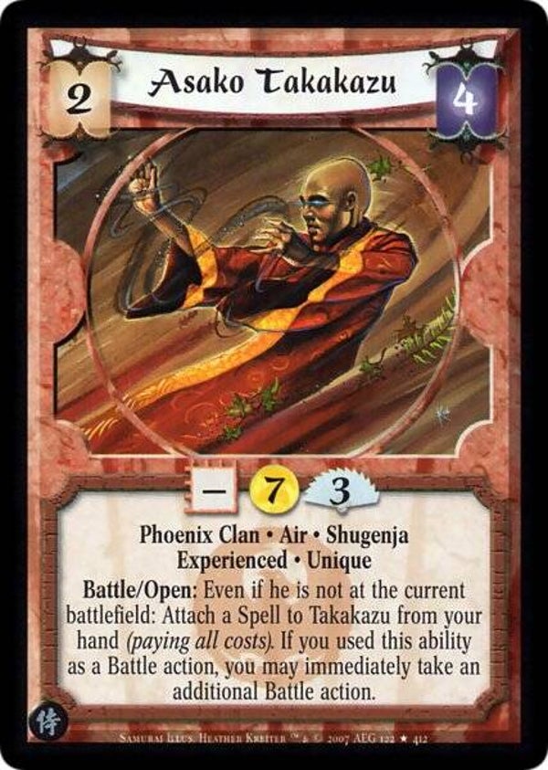 L5R : CLAN : PHOENIX : Asako Takakazu • Exp (Test of Enlightenment (ToE)) - FIXED