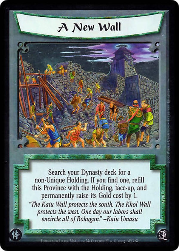 L5R : EVENT : A New Wall - FIXED - (TOMORROW) - FOIL