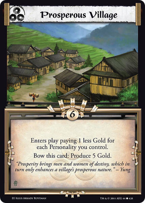 L5R : HOLDING : Prosperous Village (EMPEROR ED) - C