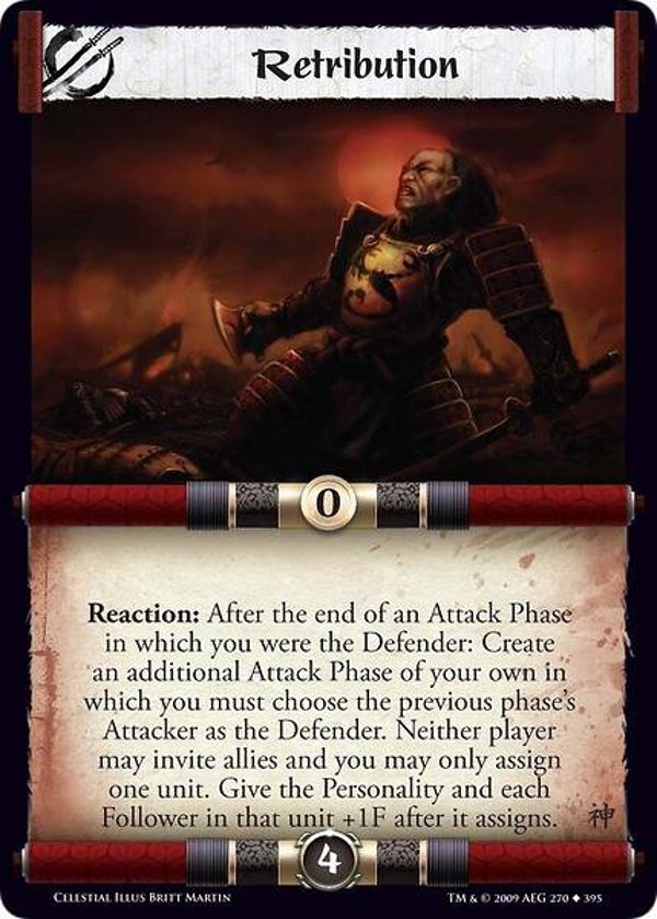 L5R : STRATEGY : Retribution (CELESTIAL ED) - U