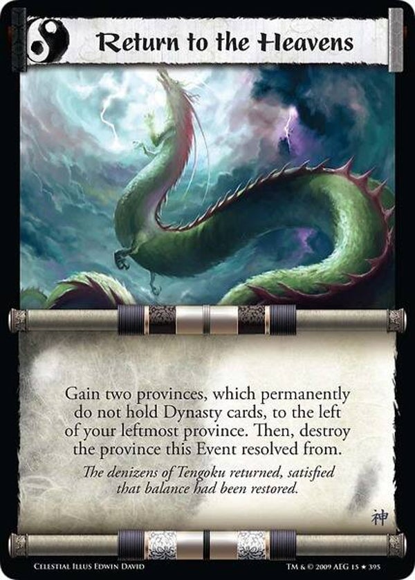 L5R : EVENT : Return to the Heavens (CELESTIAL ED) - R