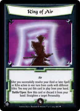 L5R : RING : Ring of Air - (Promo SAM 2007 (A.A.))