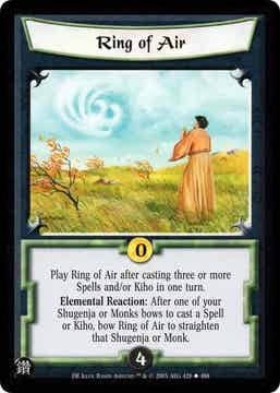 L5R : RING : Ring of Air - (Promo DE 2003) - FOIL