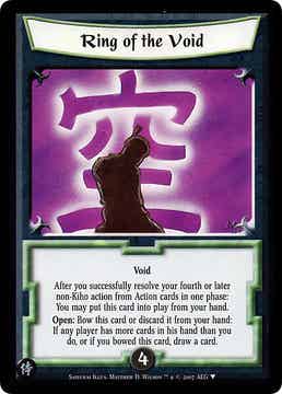 L5R : RING : Ring of the Void - (Promo SAM 2007 (A.A.))