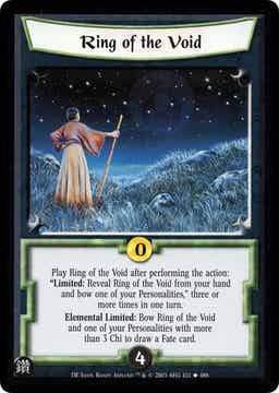 L5R : RING : Ring of the Void - (Promo DE 2003) - FOIL