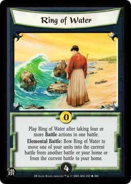 L5R : RING : Ring of Water - (Promo DE 2003) - FOIL