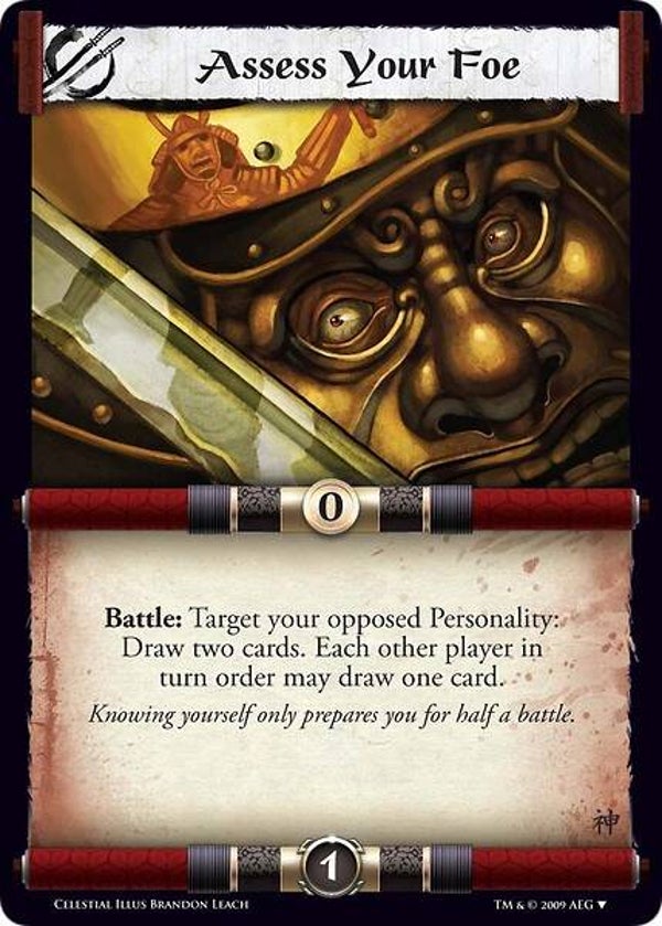 L5R : STRATEGY : Assess Your Foe - (Promo CE)