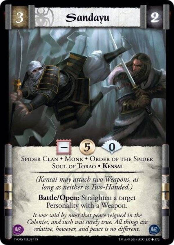 L5R : CLAN : SPIDER : Sandayu (IVORY ED) - C