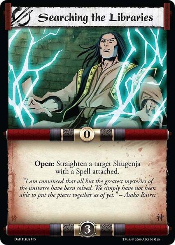 L5R : STRATEGY : Searching the Libraries (Death at Koten (DaK)) - FIXED