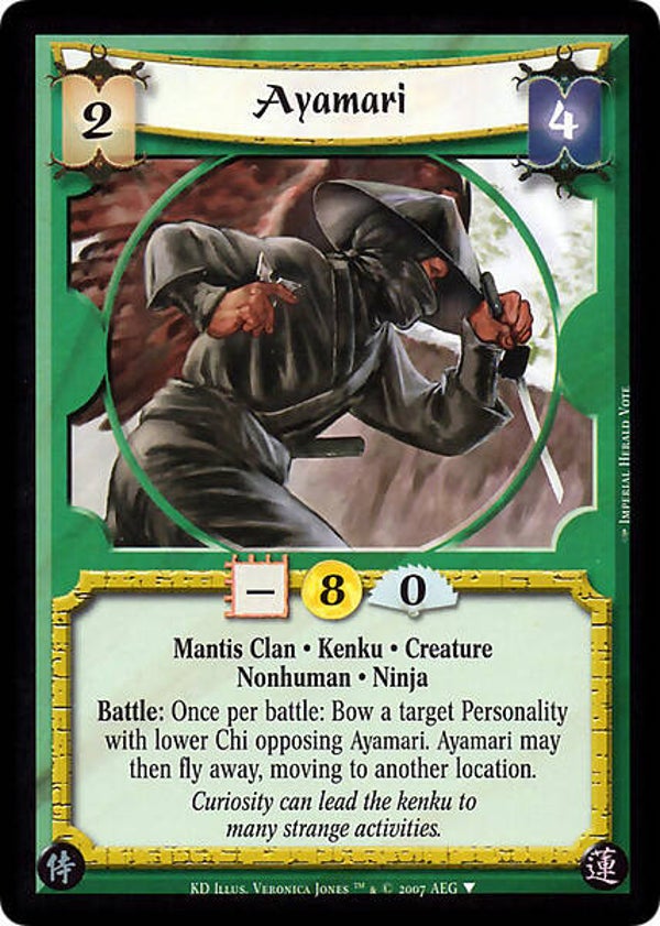L5R : CLAN : MANTIS : Ayamari (Promo KD (LE))