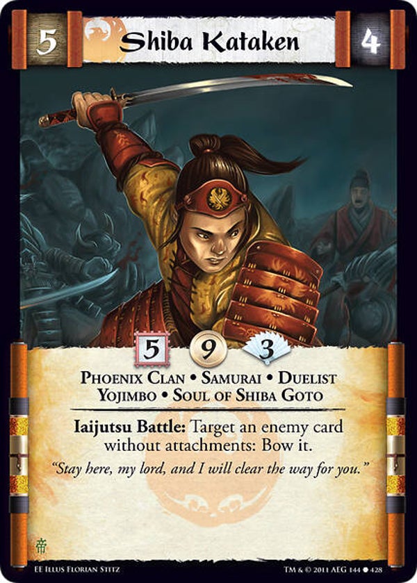 L5R : CLAN : PHOENIX : Shiba Kataken (EMPEROR ED) - C
