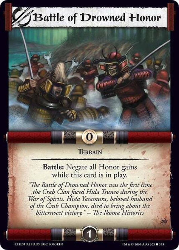 L5R : STRATEGY : Battle of Drowned Honor (CELESTIAL ED) - C