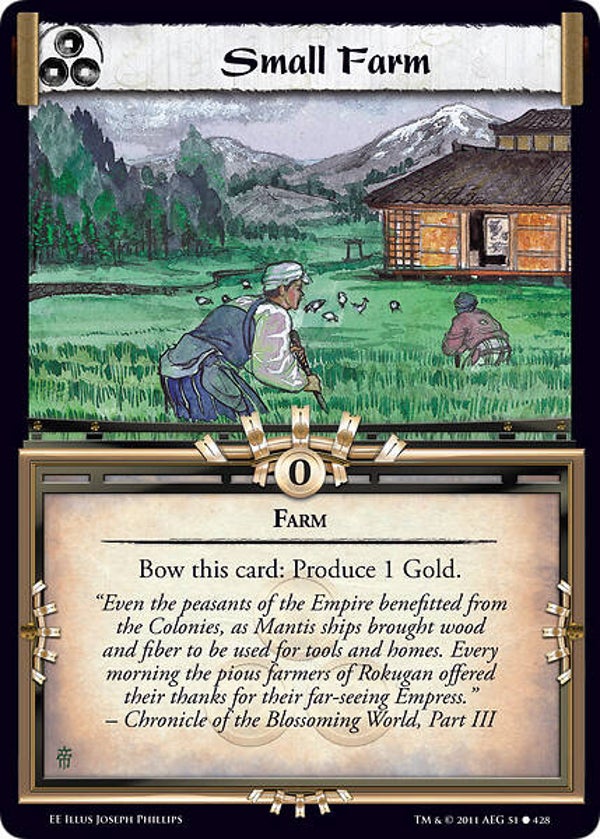 L5R : HOLDING : Small Farm (EMPEROR ED) - C