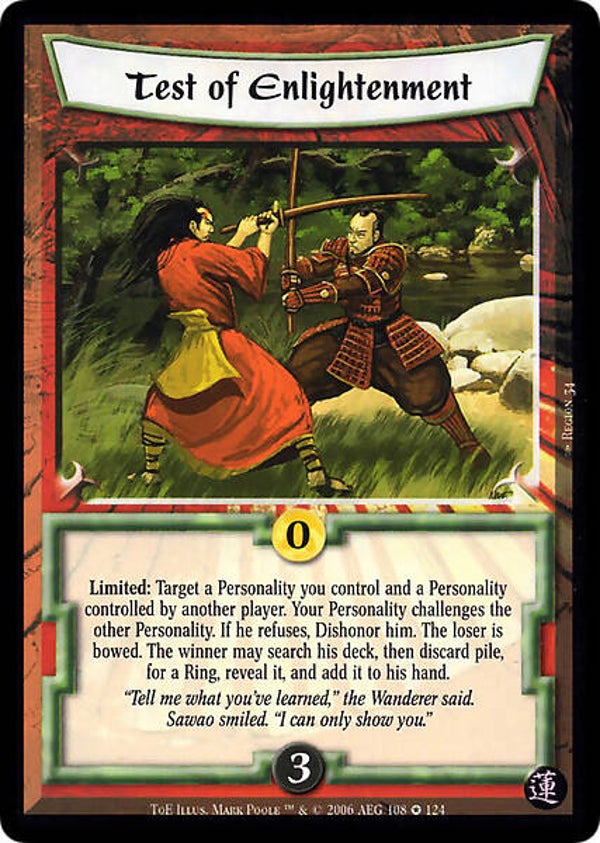 L5R : STRATEGY : Test of Enlightenment (Test of Enlightenment (ToE)) - FIXED
