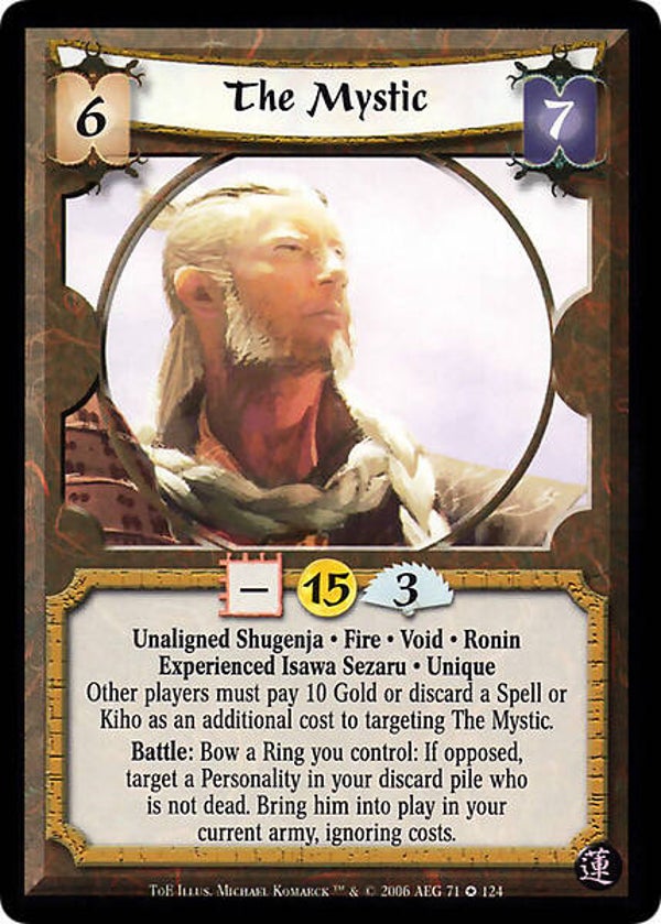 L5R : CLAN : UNALIGNED : The Mystic • Exp (Test of Enlightenment (ToE)) - FIXED