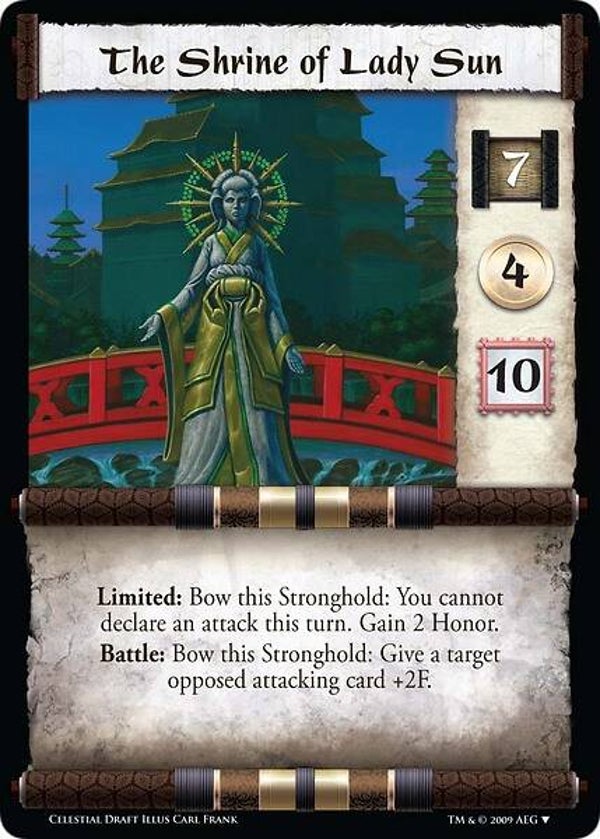 L5R : STRONGHOLD : The Shrine of Lady Sun - (Promo CE (2009))