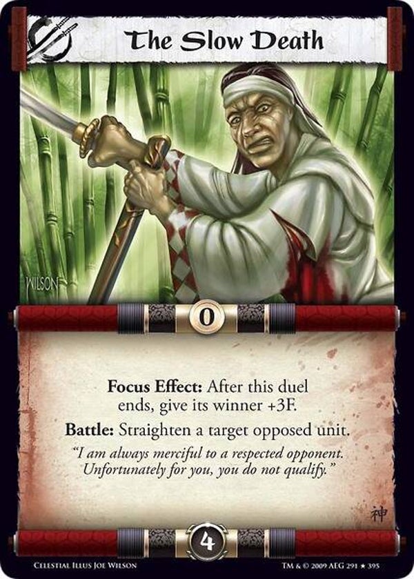 L5R : STRATEGY : The Slow Death (CELESTIAL ED) - R