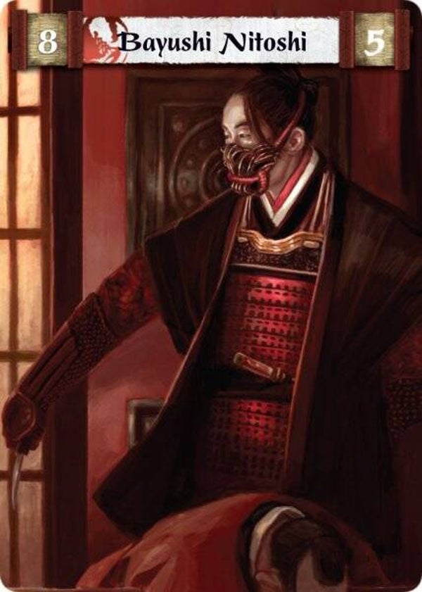 L5R : CLAN : SCORPION : Bayushi Nitoshi (Promo EE) - FULL BLEED