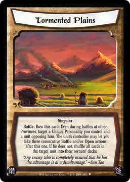 L5R : REGION : Tormented Plains - (Promo WOL (DE))