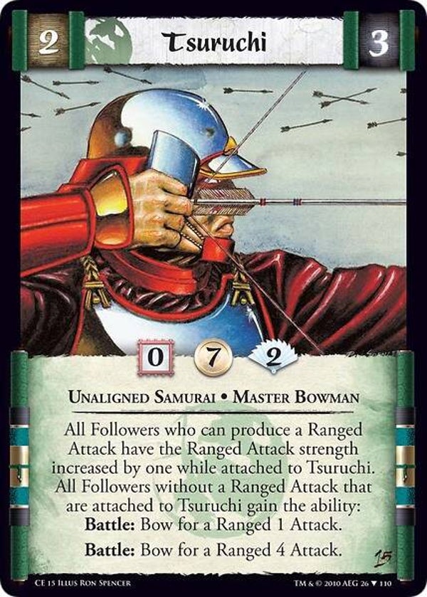 L5R : CLAN : MANTIS : Tsuruchi (Promo CE15 - 26/110)