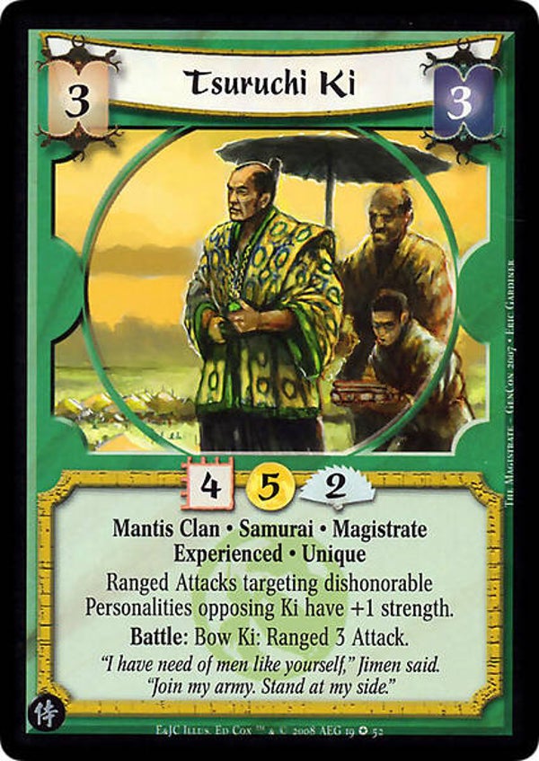 L5R : CLAN : MANTIS : Tsuruchi Ki • Exp (Test of the Emerald and Jade Championships (E&JC)) - FIXED