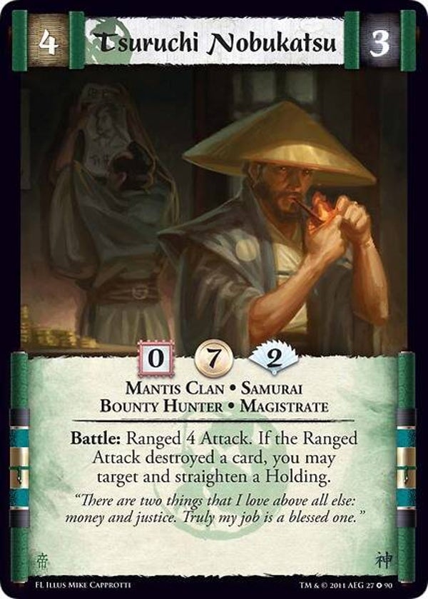 L5R : CLAN : MANTIS : Tsuruchi Nobukatsu (Forgotten Legacy (FL)) - FIXED