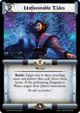 L5R : SPELL : Unfavorable Tides (Promo EOW (EE))