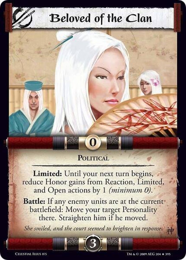 L5R : STRATEGY : Beloved of the Clan (CELESTIAL ED) - R