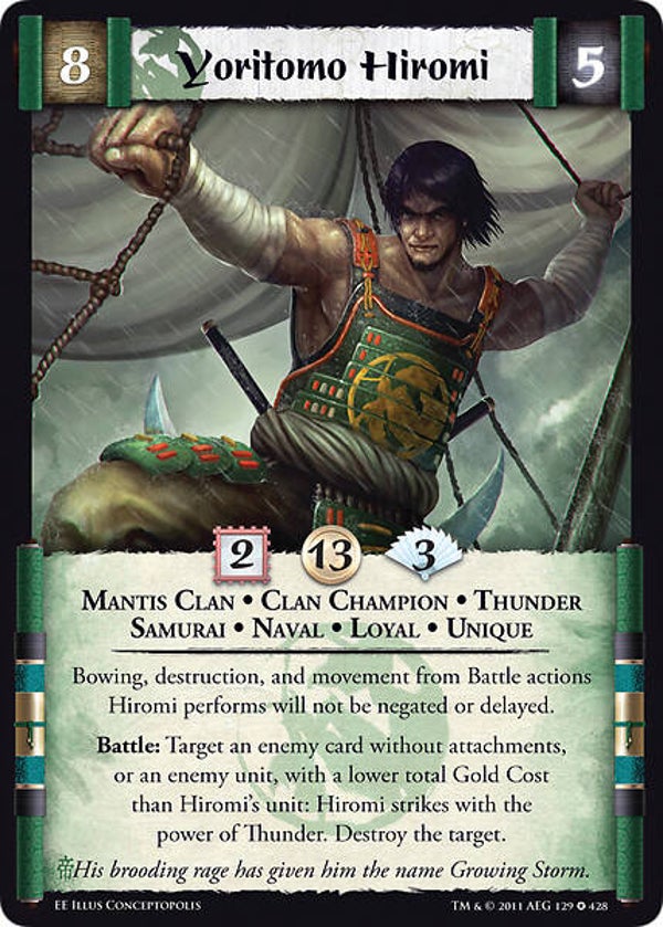 L5R : CLAN : MANTIS : Yoritomo Hiromi (EMPEROR ED) - FIXED